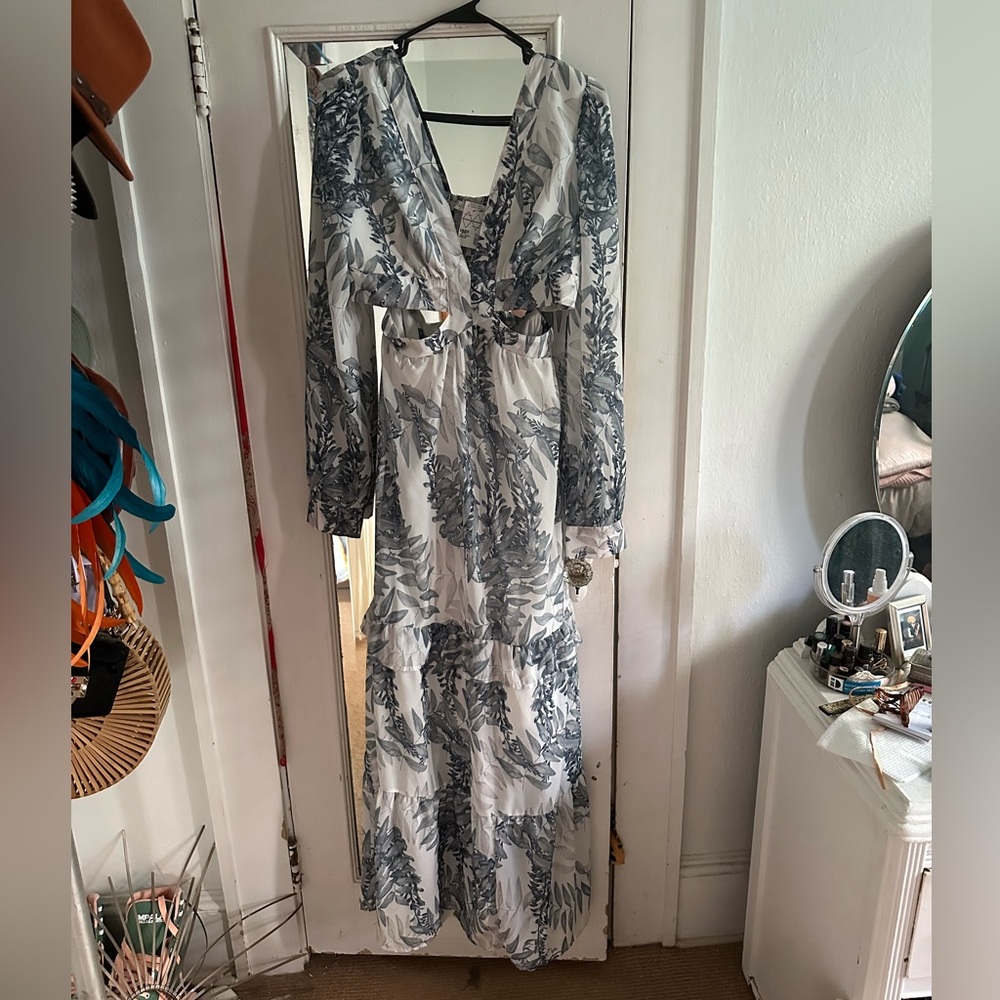Boutique Cut Out Maxi Dress